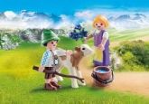 Playmobil Crianças e Bezerro nos Alpes Cód. 70155