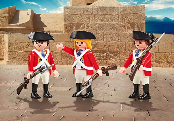 Playmobil Soldados Ingleses Cód. 9886