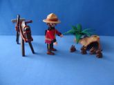 Playmobil Guarda Canadense e Coelhos Cód. 3827