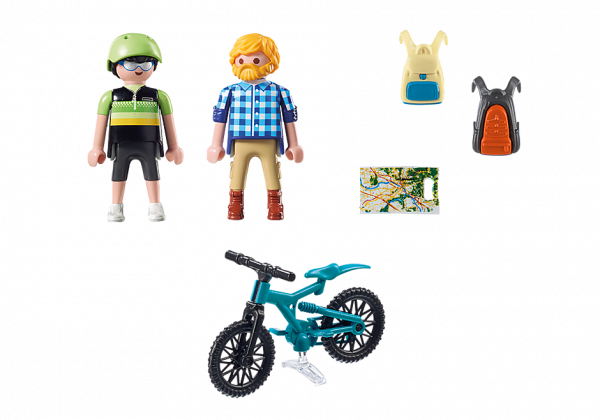 Playmobil Ciclista e Montanhista Cód. 9129