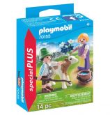 Playmobil Crianças e Bezerro nos Alpes Cód. 70155