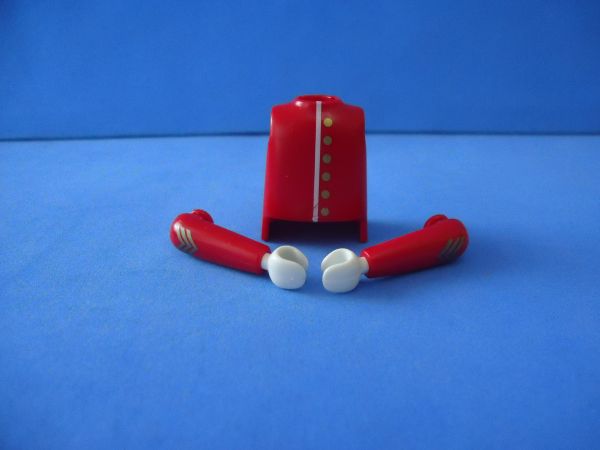 Playmobil Dorso e Braços Sargento Artilharia