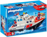 Playmobil Lancha da Guarda Costeira Cód 4448