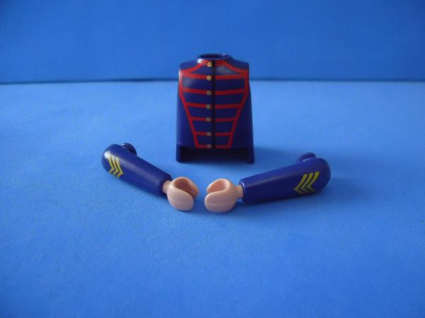 Playmobil Dorso e Braços Sargento Ianque