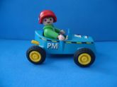 Playmobil Criança pilotando Carrinho