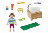 Playmobil Criança Escovando os Dentes Cód. 70301