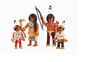 Playmobil Família Sioux Cód 6322